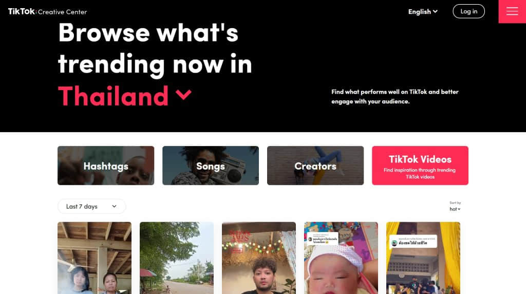 TikTok Creative Center